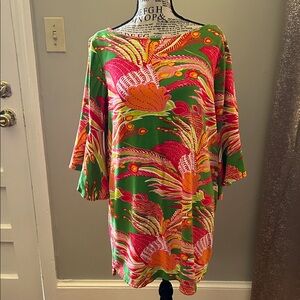 Crown & Ivy Colorful Long Sleeve Dress